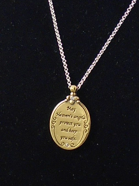 Brighton Silver Plated 2 Tone ART AND SOUL GUARDIAN ANGEL Necklace JM2983 $88 - Image 3 of 3