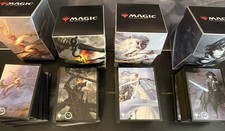 MTG Lord of the Rings Commander Deck Set w/ Matching Ultra Pro Sleeves and Boxes