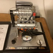 NAPA Tools Hemi Pro Street Engine Desk Clock Multicolor Automotive Analog READ