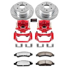 Power Stop Kc6562-36 Truck And Towing Z36 Brake Upgrade Kit Cross-drilled And Sl