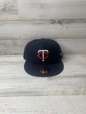 New Era 59Fifty Hat Minnesota Twins Low Profile Fitted Cap Hat Size: 7 7/8 New 
