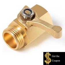 for Dramm 12353 Heavy Duty Brass Shut Off Valve 3/4Inch Water Flow Control Valve