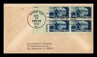 DR JIM STAMPS US COVER FUTURE FARMERS OF AMERICA FDC SCOTT 1024 PLATE BLOCK