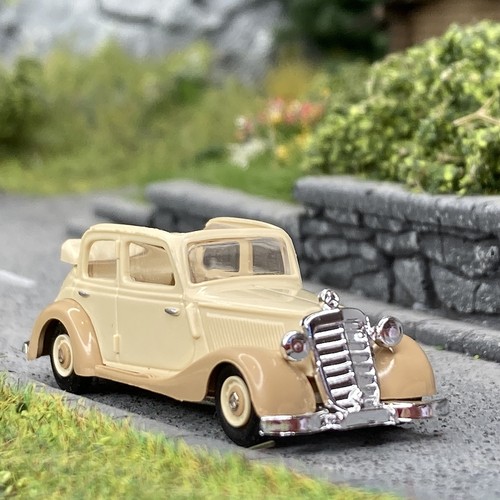 Mercedes 170V Découvrable, Beige - BUSCH 41447 - HO 1/87 | Condition: Neuf
