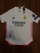 2020/21 Real Madrid Champions League Home Player Version Jersey #9 Benzema