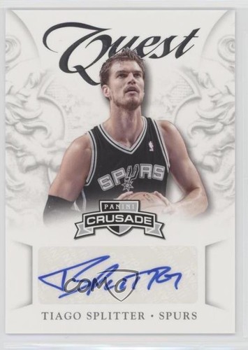 2012-13 Panini Crusade Quest Auto Tiago Splitter #95 Auto