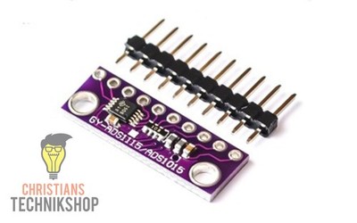 GY-ADS1015 12-Bit Analog-Digital-Converter | ultra small ADC