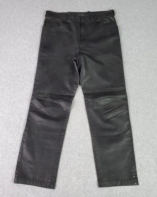Vintage Versus Gianni Versace Leather Pants Fits 32x29 (Tag Sz 34