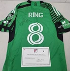 Austin FC ALEXANDER RING Signed Match Used Soccer Jersey 2024 Season KELLY