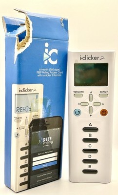 iClicker 2 Student Remote Classroom Response Control Multiple Choice Tested