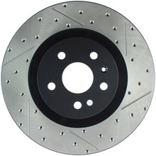 Stoptech 127.62124l Front Left Drilled Brake Rotor For 2010-15 Camaro 14-17 Ss