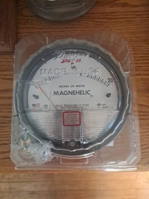 #ad #ad Dwyer Magnehelic 4quot; Differential Pressure Gauge 0 2 Inches Of Water Model: 2020 $49.00