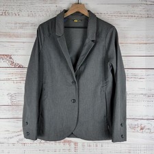 Eddie Bauer Travel Blazer Womens Size 12 Gray...