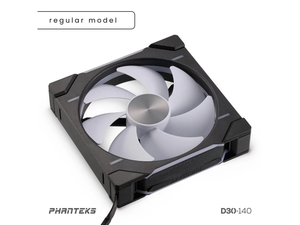 Phanteks D30-140 DRGB PWM FAN, Premium D-RGB Performance Fan, ARGB/DRGB - Image 2 of 4