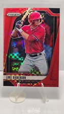 LUKE DICKERSON 2025 PANINI PRIZM BASEBALL RED POWER WASHINGTON 63/99