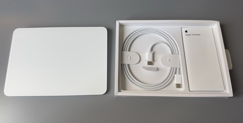 🟢 Apple Magic Trackpad 4 White USB-C Bluetooth Mouse A3120 - Returns Grade A - Photo 4/4