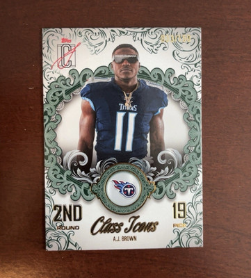 2025 Topps Signature Class Icons A.J. Brown Titans #CI-11 /150