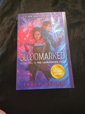 Tracy Deonn Bloodmarked Barnes Exclusive Book Paperback Sprayed Edges New