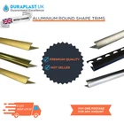 Tile Trims Aluminium Round Shape 8mm 10mm 12mm 14mm  Multi Colour Brass Silver