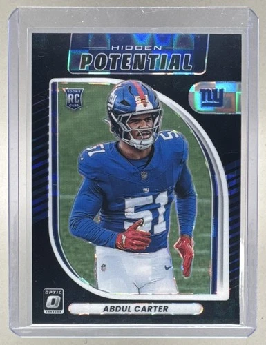 2025 Donruss Optic Abdul Carter Black Pandora (RAW)