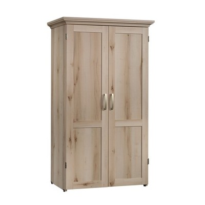 Storage Armoire Craft Sewing Cabinet Pacific Maple 35.11x21.81x61.58 Sauder