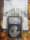 2022 S American Silver Eagle  fdoi PF70 Ultra Cameo Signed By Anna Cabral EX115