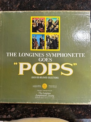 Longines Symphonette Goes Pops 7 LP Box Set Vinyl Records