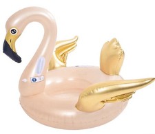 Happy People - Wehncke 77619 Flamingo  Glamour Floater Badeinsel Luftmatraze