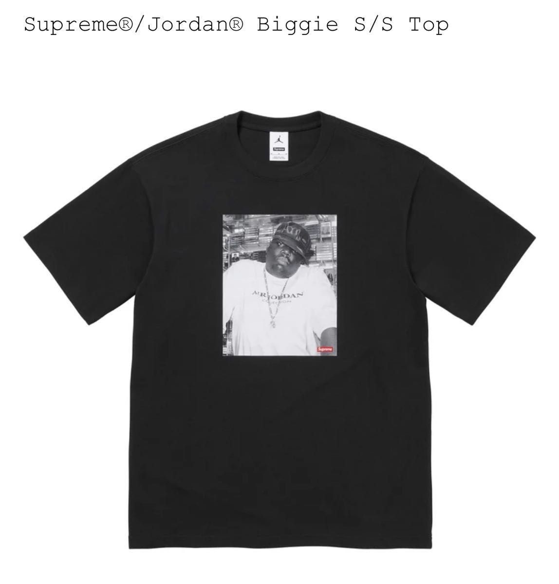 Supreme/Jordan Biggie S/S Top Supreme/Jordan Biggie S/S Top Black From Japan