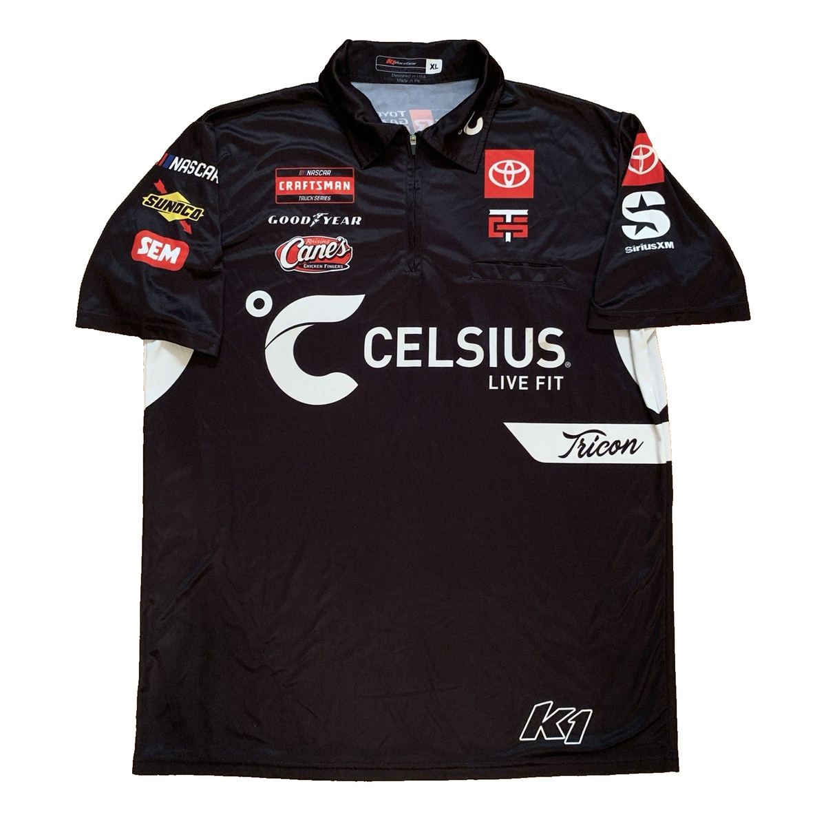Toni Breidinger Nascar Pit Crew Jersey Shirt Celsius Toyota Race