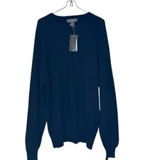 Daniel Cremieux Men's Sweater Signature Collection 100 Cashmere Black XL NWT