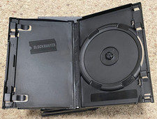 10 blank black Blockbuster Video branded DVD rental cases BBV video box lot