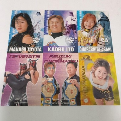Future Bee Women's Wrestling Card 2001Insert 6 Pieces Futurebee