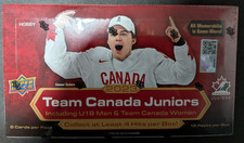 2023 Upper Deck Team Canada Juniors Hockey Hobby Box