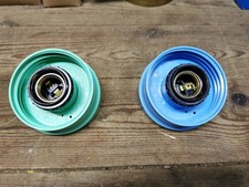 2x 50er 60er Jahre Wandleuchte Deckenleuchte Kellerleuchte Badlampe Vintage 