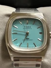 Timex Automatic 1983 E-Line Turquoise Dial 34mm Vintage Reissue Watch