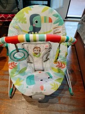 Seggiolino Vibrante Rilassante per Neonati Barra Giocattoli Rimovibile