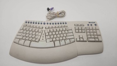 Microsoft Natural Keyboard Pro Ergonomic Split Wired USB, PS2 X03-94432 | TESTED
