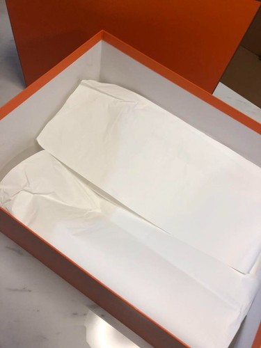 Hermes Picotin MM scatola vuota arancione № 098 FINO A 30,5x38,5x22 cm con nastro - Foto 3 di 18