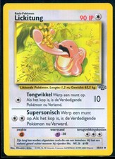 Carta Pokemon Lickitung 38/64 olandese NL Jungle Unlimited Paesi Bassi TCG EXC