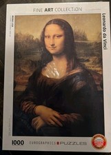 Eurographics 1000 Pieces Jigsaw Fine Art Collection Mona Lisa New Sealed