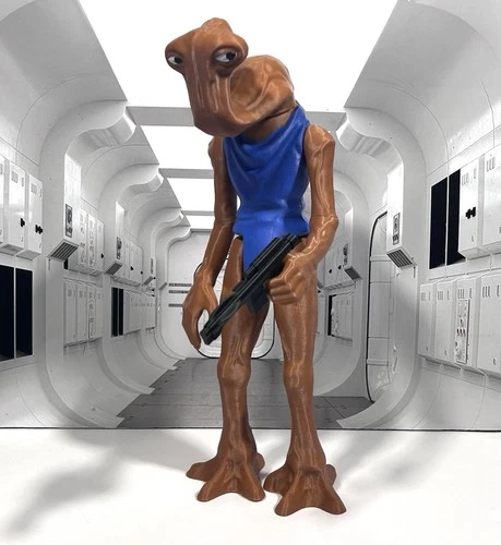 STAR WARS CUSTOM VINTAGE KENNER STYLE 13" HAMMERHEAD ACTION FIGURE 3D PRINT