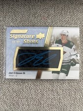 Joel Eriksson Ek 2023 Wild Engrained Signature Shots /99 Stick + Auto