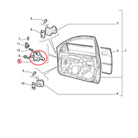 Originale SeitentüR-Verriegelungsstrebe Vorne Lancia Delta 46405096