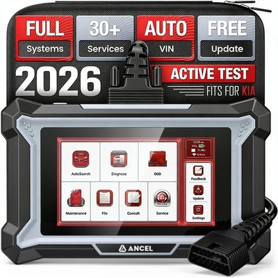  2026 ANCEL DS160 Car Bidirectional Scanner OBD2 Diagnostic Tool IMMO EPB DPF