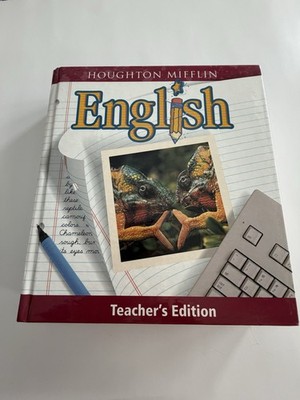 HOUGHTON MIFFLIN ENGLISH, GRADE 7, TEACHER'S EDITION By Rueda - Hardcover EUC