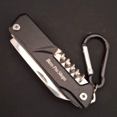 Bass Pro Shops Outdoor Essentials - 8 In 1 Multi Tool Knife with Carabiner 