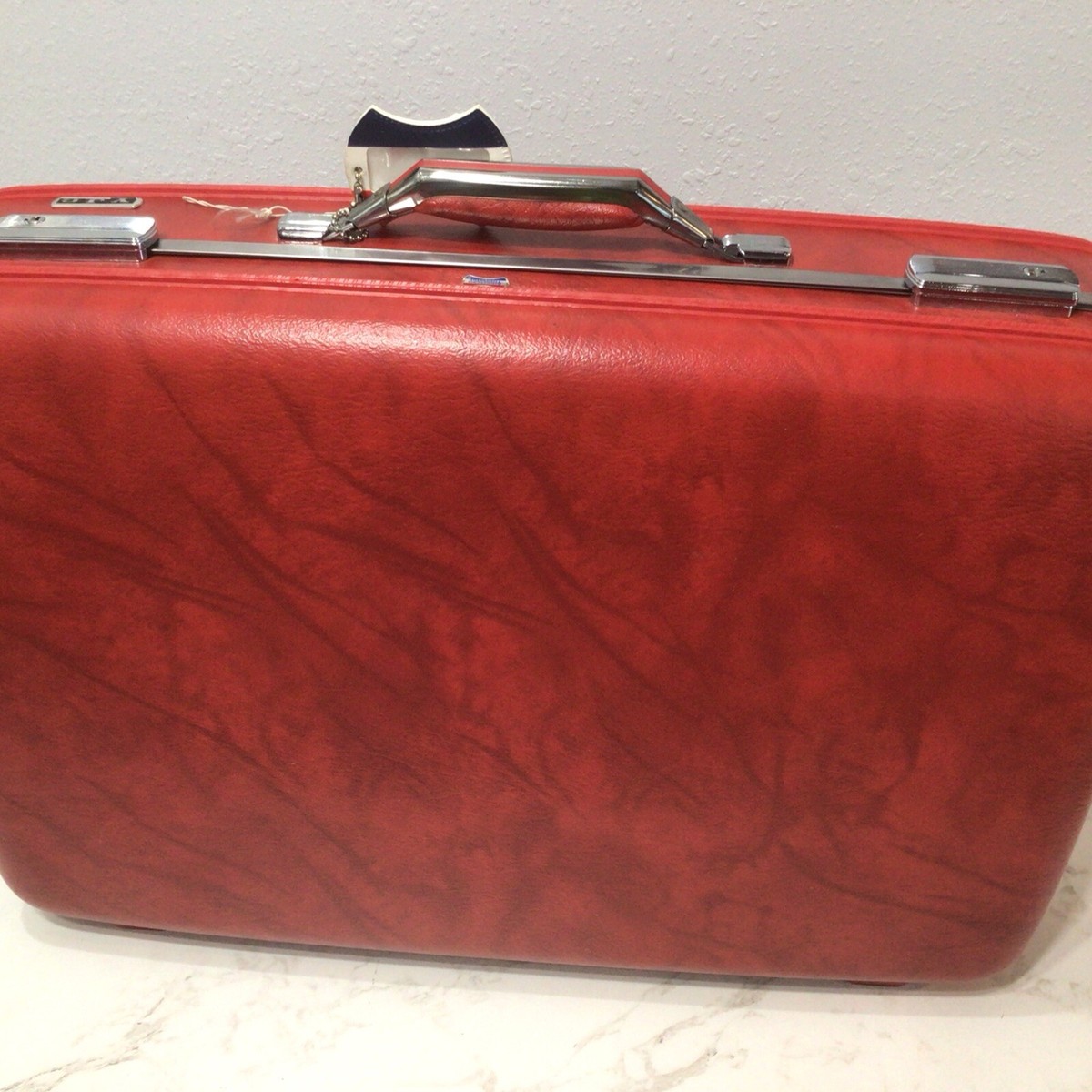 【1970s USA vintage】American Tourister 鞄 American Tourister Yellow Soft Case Luggage Antique/Vintage