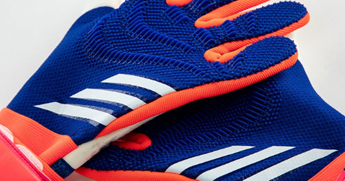$150 Adidas Predator PRO GL P Goalkeeper Gloves Mens Size 12 Blue Orange IX3864 adidas Predator Pro Gloves - SoccerWorld main image 4