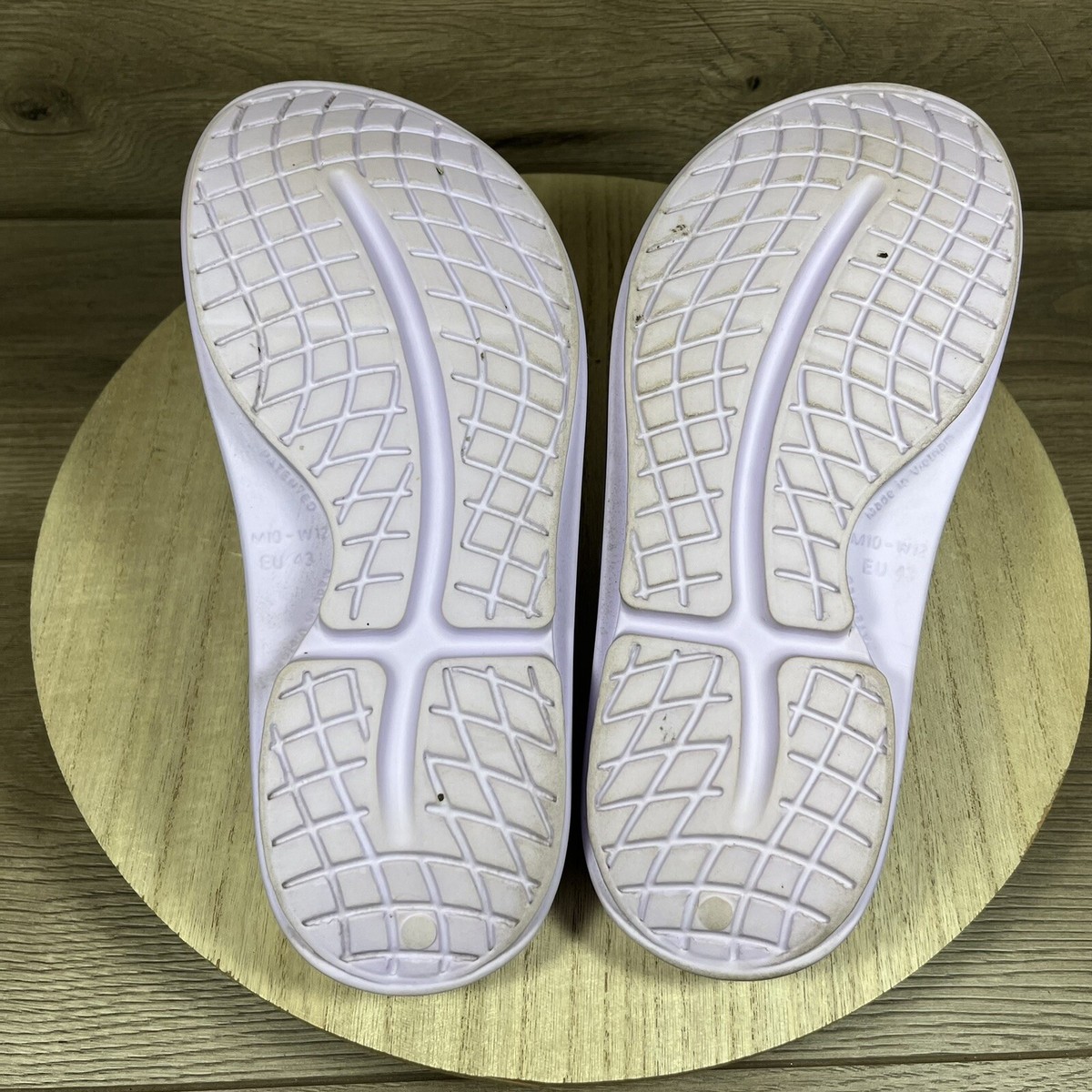 OOFOS OOahh Recovery Slides Lavender Unisex Men\'s 12 Women\'s 14 EU 45 NWOT Women main image 3